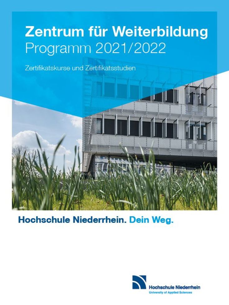 Das neue Weiterbildungsprogramm der Hochschule Niederrhein ist erschienen. 