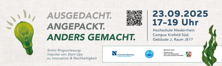 Banner mit Veranstaltungsinformationen