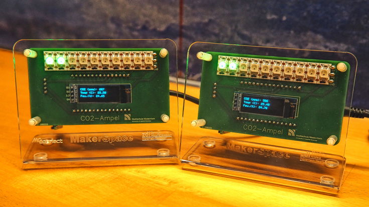 So sieht die fertige Ampel aus.