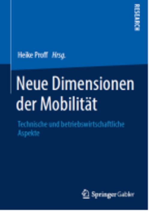 Cover: Neue Dimensionen der Mobilität