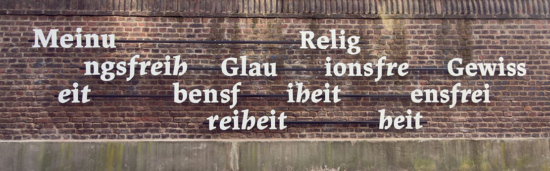 Titel Typografie der Freiheit