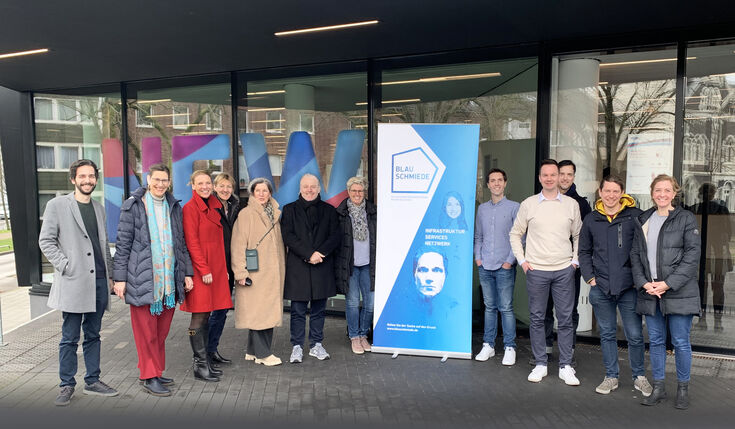 HNX Yvonne Grein Hochschule Niederrhein Christoph Sommer NEW Gruppe Blauschmiede -Blauhaus