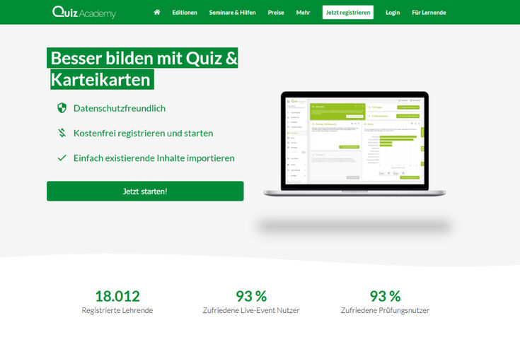 Steckbrief QuizAcademy