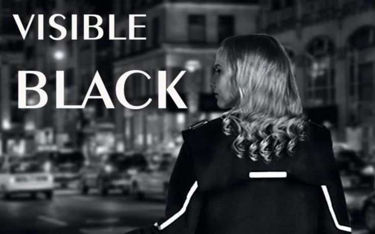 visible black