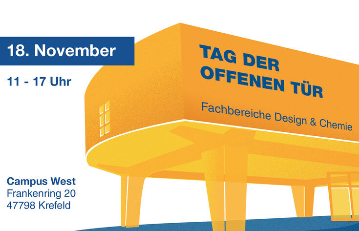 18. November 11-17 uhr Tag der offenen Tür Fachbereiche Design & Chemie