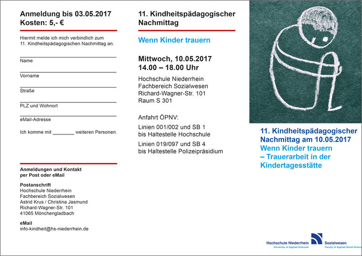 18_kindheitspädagogischer_nachmittag FLYER EndFassung.indd Wenn Kinder trauern – Trauerarbeit in der Kindertagesstätte