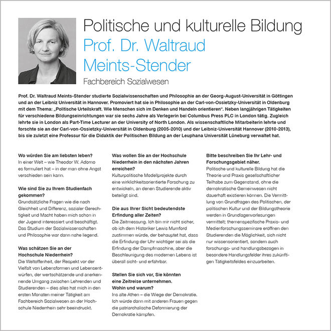Interview mit Frau Meints-Stender