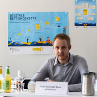 Kriminaloberkommissar Alexander Baatz nimmt sein Studium am Cyber Campus NRW auf