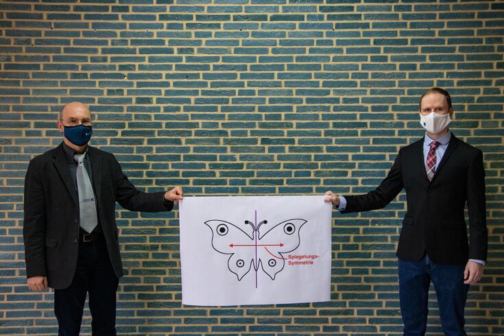 Prof. Dr. Christoph Dalitz (links) mit Doktorand Christian Neumann.