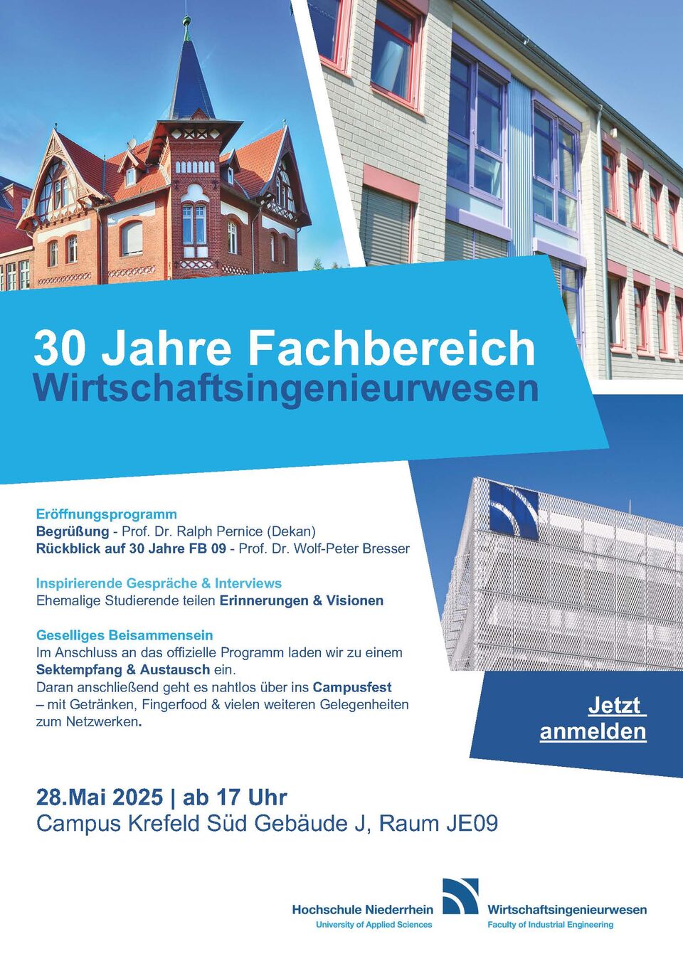 Einladungsflyer 30 Jahre FB09