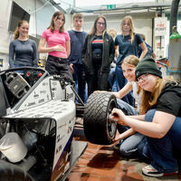 Girls' Day bei Formula Student | Foto: Susanne Kurz für Hochschule Niederrhein