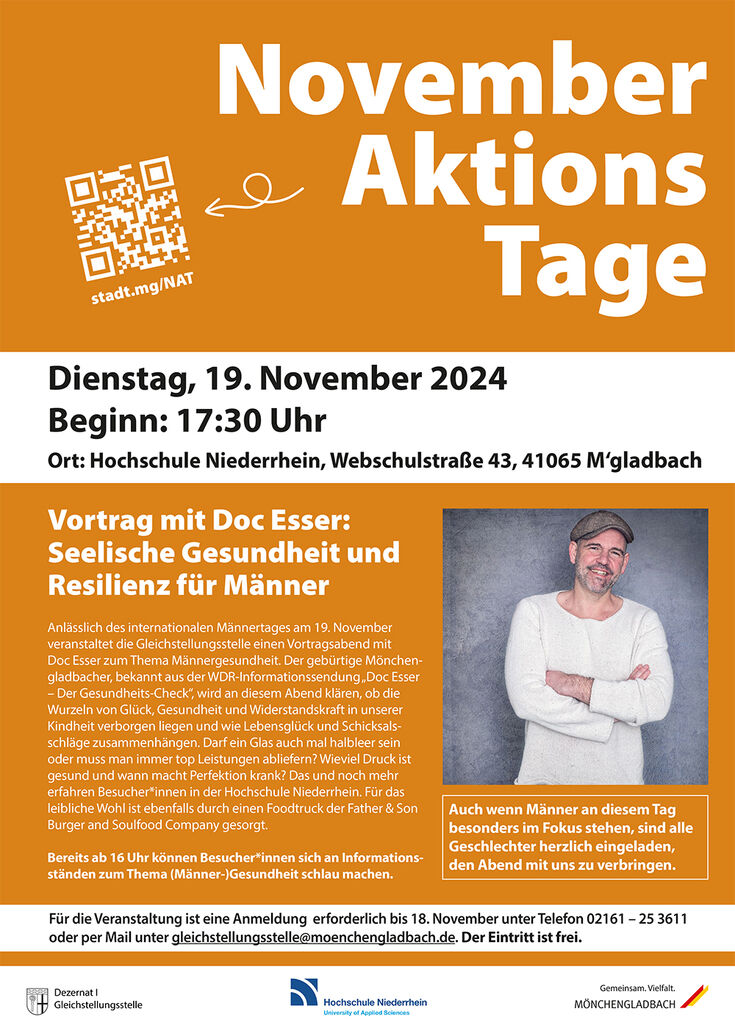 Vortrag mit Doc Esser: Seelische Gesundheit und Resilienz für Männer