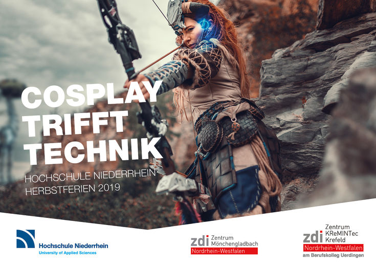 Cosplayerin Sabrina Eickhoff als fiktive Figur Aloy. Foto: Terobes Arts 