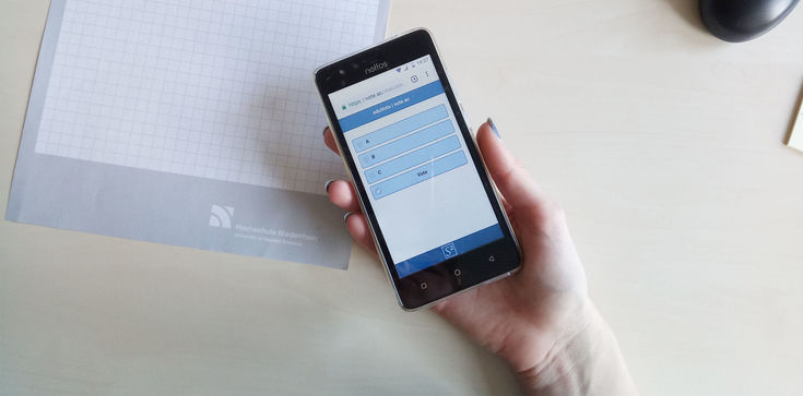 eduVote auf Smartphone