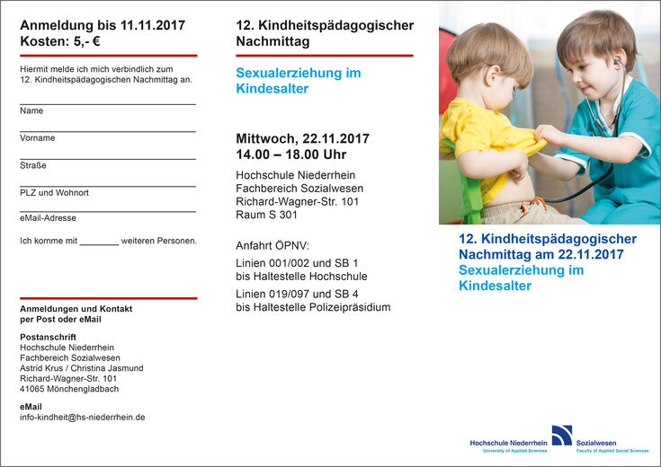 18_kindheitspädagogischer_nachmittag FLYER EndFassung.indd Sexualerziehung im Kindesalter