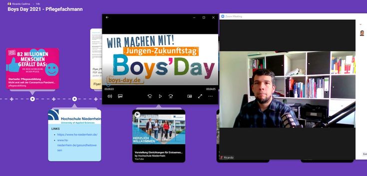 Am Boys Day gab es Infos zum Studiengang Pflege. 