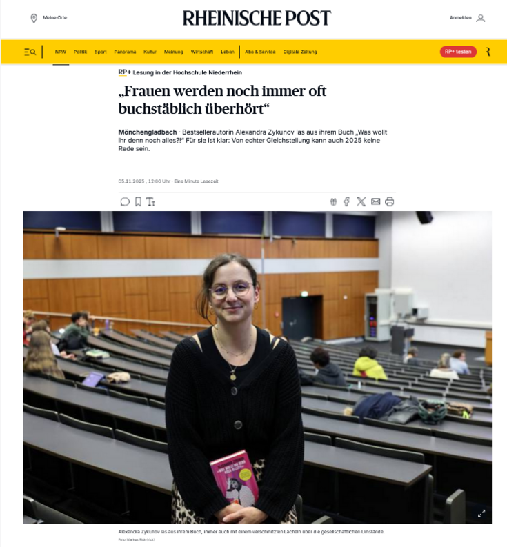 Vorschau Artikel in der RP
