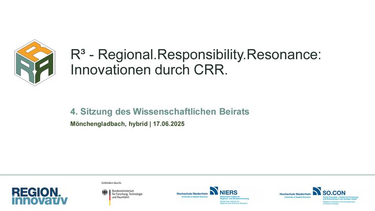 Am 17. Juni 2025 fand die vierte und zugleich abschließende Sitzung des wissenschaftlichen Beirats statt.