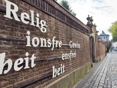 Foto Typografie der Freiheit