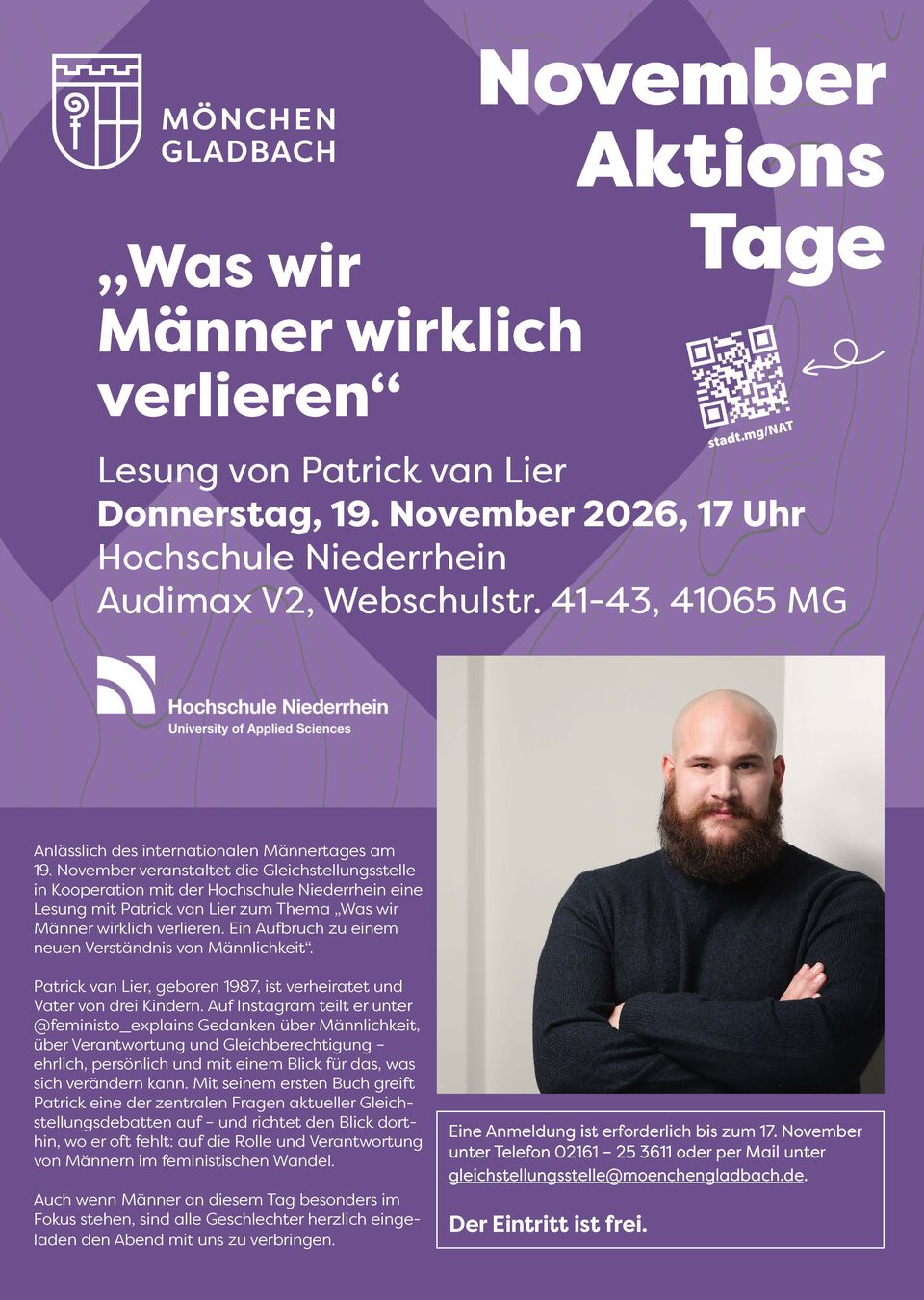 Novemberaktionstage der Stadt Mönchengladbach