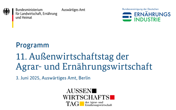 Titel der Tagung und Logos der teilnehmenden Ministerien