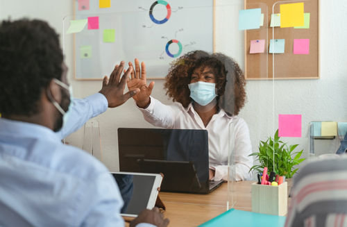 Bild Covid Arbeitssicherheit