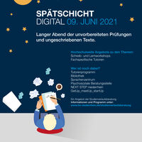 Spätschicht SoSe21 Plakat