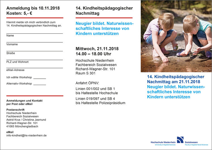 Neugier bildet. Naturwissenschaftliches Interesse von Kindern unterstützen