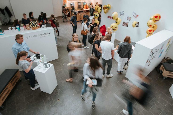 Die Designberufe rufen findet in der Shedhalle statt. 