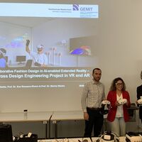 Dr. Hofeditz, Prof.in Dr.in Rossano-Rivero und Prof.in Dr.in Wachs Credit: M.E. Wachs