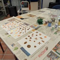 So sehen die Kupferrohlinge aus So sehen die Kupferrohlinge aus