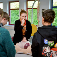 Boys' Day: Ein Tag als Hebamme | Foto: Susanne Kurz für Hochschule Niederrhein
