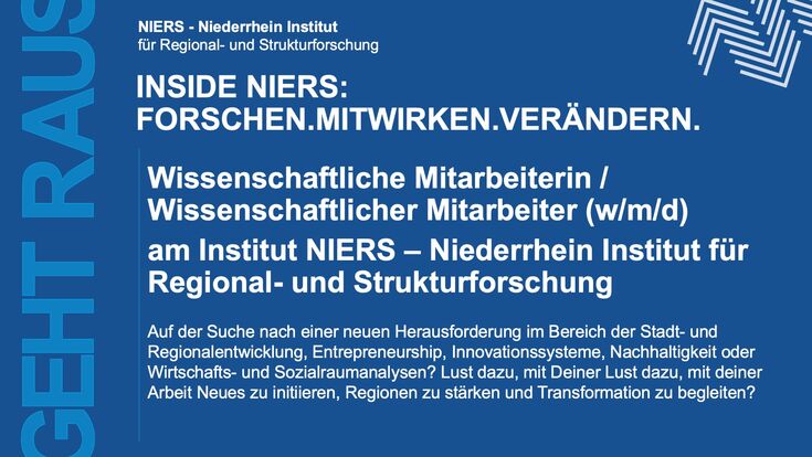 Anzeige mit Informationen zur Stellenausschreibung