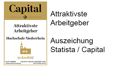 Auszeichnung bester Arbeitgeber der Stadt Krefeld