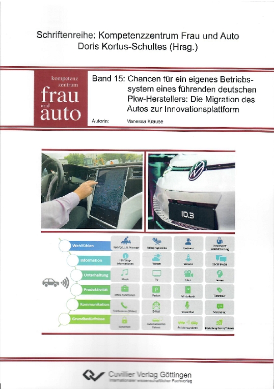 Band 15 der Schriftenreihe des Kompetenzzentrums Frau und Auto