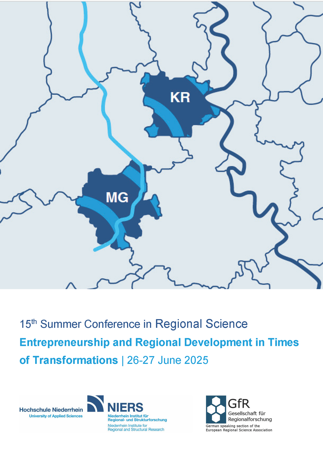 Plakat für die Veranstaltung Entrepreneurship and Regional Development in Times of Transformations Summer Conference